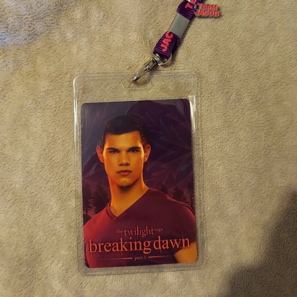 NWT Original Twilight Saga Breaking Dawn Jacob Black Lanyard 🐺 - Picture 2 of 6